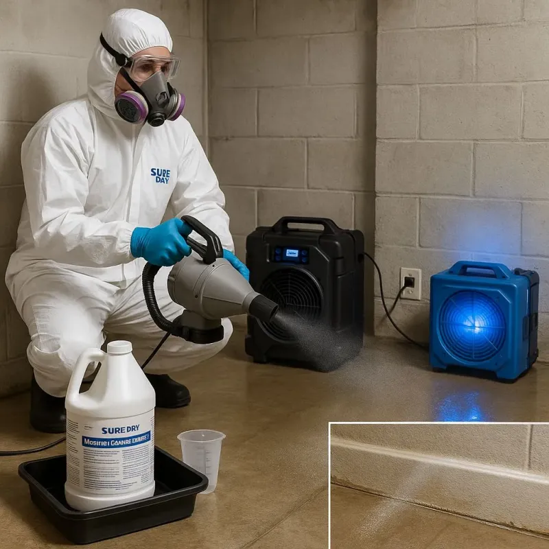 Sanitization and Odor Removal process in Burke County, NC