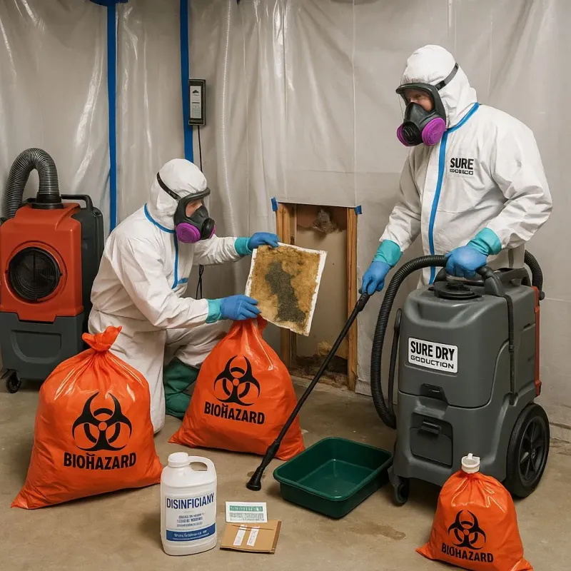 Contaminated Water Handling Protocols process in Burke County, NC