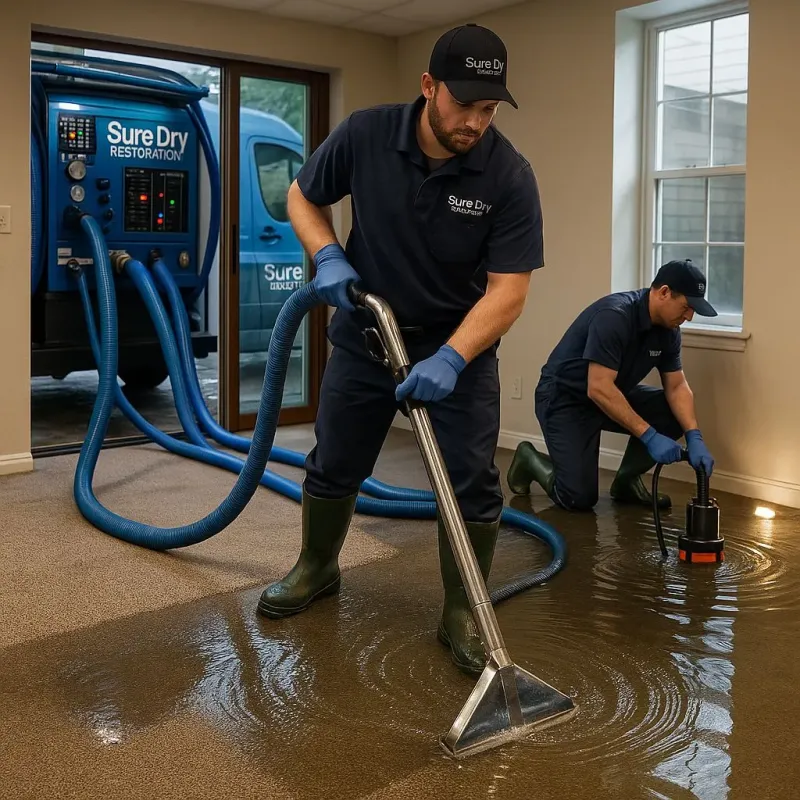 Water Extraction and Removal process in Burke County, NC